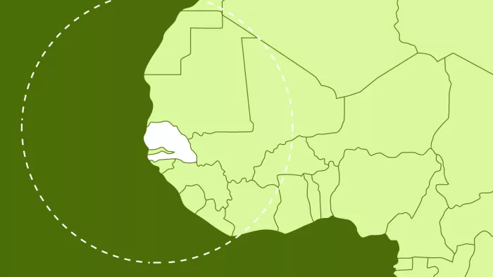 senegal map